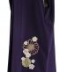 卒業式袴単品レンタル[刺繍]紫色に花の刺繍[身長148-152cm]No.846